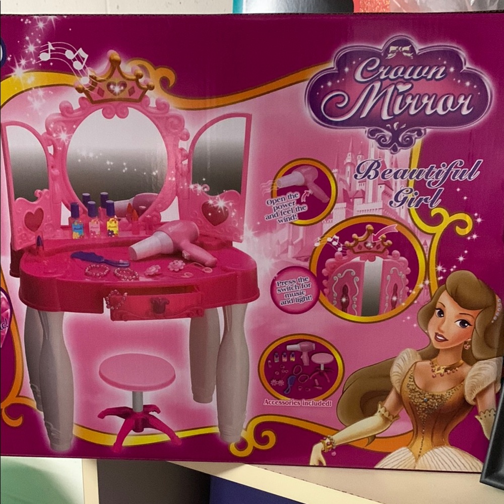 Vanity Set for Kids - Pink